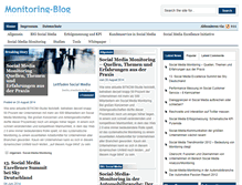 Tablet Screenshot of monitoring-blog.de